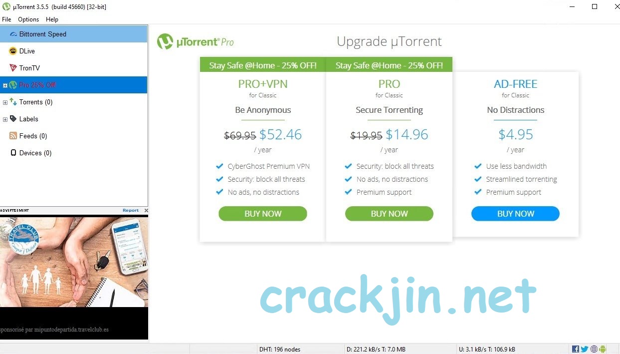 uTorrent Pro Crack 3.6.6 Build 44841 for PC Download 2022