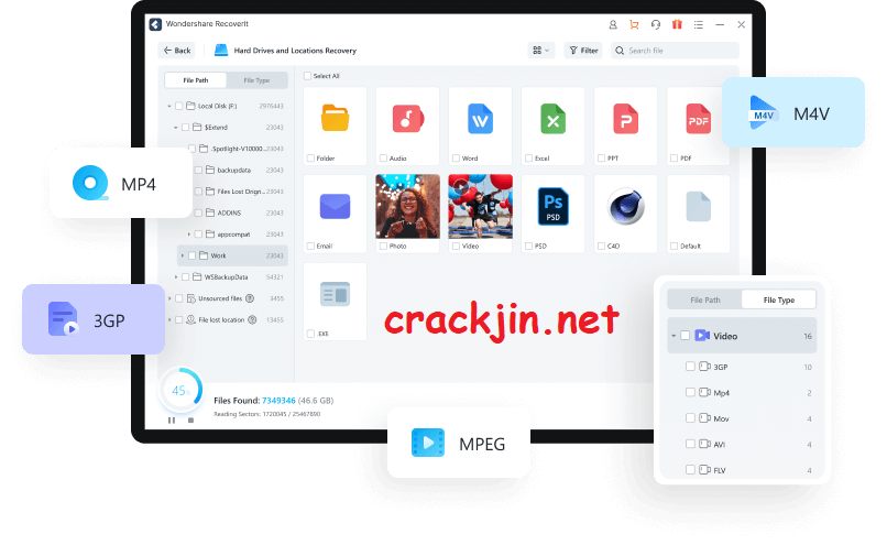 Wondershare Recoverit Crack 10.5.15.5 Key Free Download 2022